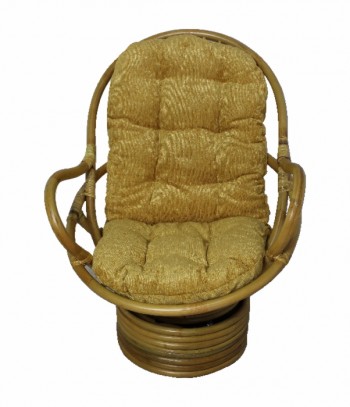 SWIVEL ROCKER кресло-качалка, ротанг №4 в Новоцелинном - novocelinnoe.mebel54.com | фото