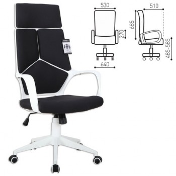 Кресло офисное BRABIX Prime EX-515 (черная ткань) в Новоцелинном - novocelinnoe.mebel54.com | фото